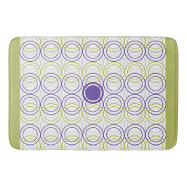 Leere Kreise Badematte