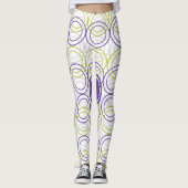 Leere Kreise Leggings (Vorderseite)