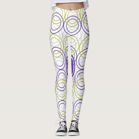 Leere Kreise Leggings (Vorderseite)