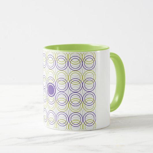 Leere Kreise Tasse (VorderseiteRechts)