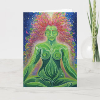 Leere Kunstgrußkarte, ursprüngliche Karte