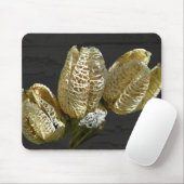 Leere Lily Seed Pods Koordinaten von Elementen Mousepad (Mit Mouse)