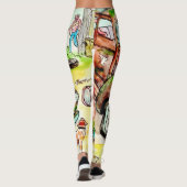 Leere Lose und alte rostige Autos - Leben auf dem Leggings (Rückseite)