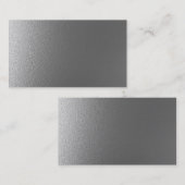 Leere Metallentwurfs-Visitenkarte Visitenkarte (Vorne/Hinten)