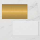 Leere metallische schauende Visitenkarten Visitenkarte (Vorne/Hinten)