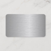 Leere metallische schauende Visitenkarten Visitenkarte (Vorderseite)