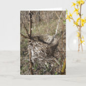 Leere Nest-Karte Karte (Gelbe Blume)