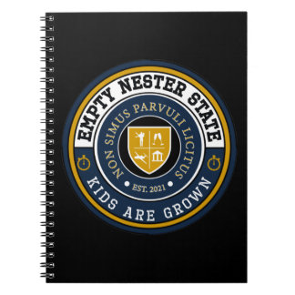 Leere Nester Staat - Kinder werden angebaut - Jour Notizblock