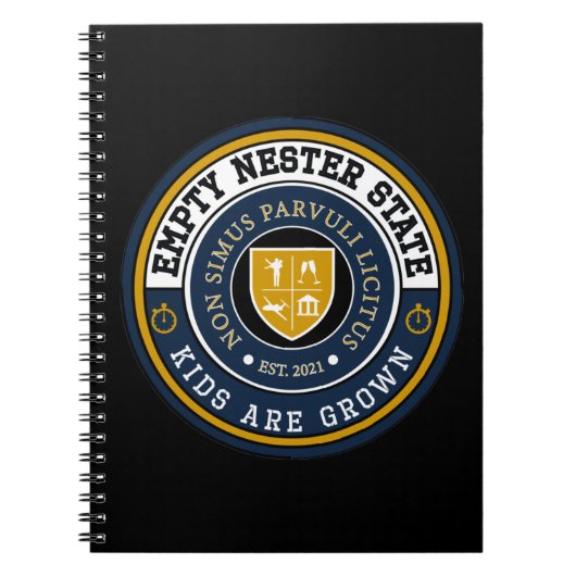 Leere Nester Staat - Kinder werden angebaut - Jour Notizblock (Vorderseite)