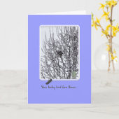 Leere Nestfreund Karte (Gelbe Blume)