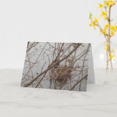 Leere Nestglückwünsche Karte (Gelbe Blume)