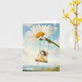 Leere Notizkarte Daisy Swing Karte (Gelbe Blume)