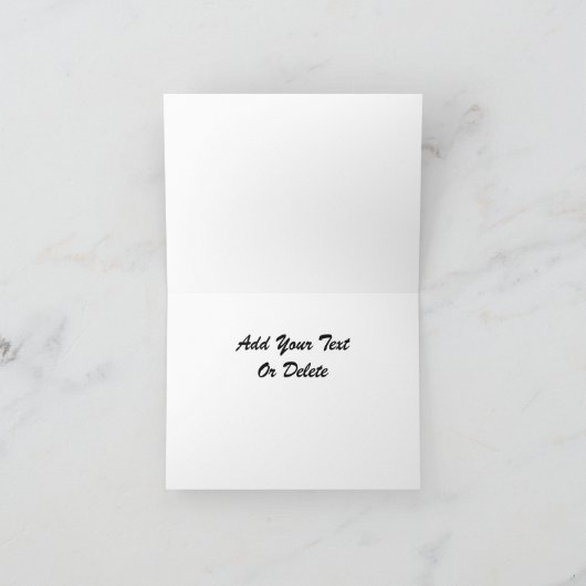 Leere oder benutzerdefinierte Karte - SRF (Innenseite)