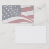Leere patriotische Visitenkarten Visitenkarte (Vorne/Hinten)