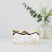 Leere Platzkarten Sonnenuntergang Land Rustikal Fe (Stehend Vorderseite)