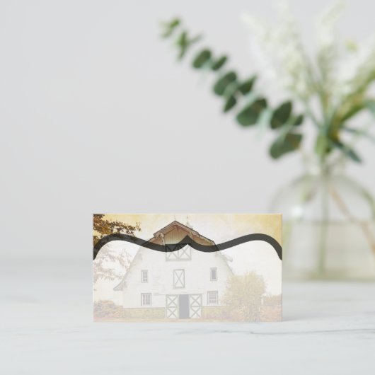 Leere Platzkarten Sonnenuntergang Land Rustikal Fe (Stehend Vorderseite)