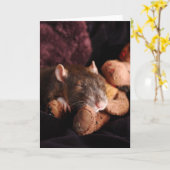 Leere Ratten-Karte Karte (Gelbe Blume)