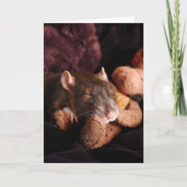 Leere Ratten-Karte Karte