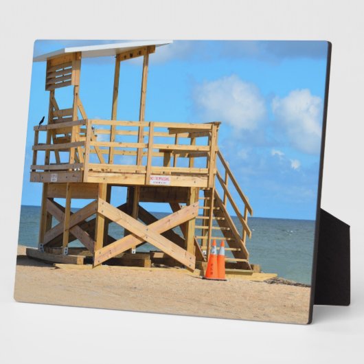 Leere Rettungsschwimmer Fotoplatte (Seite)