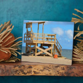 Leere Rettungsschwimmer Fotoplatte (Seite)