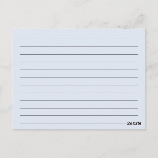 Leere Rezept-Karten: Schmetterling & Blume Postkar Postkarte (Rückseite)