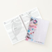 Leere Rezept Kochbuch schreiben Notizblock (Innenseite)