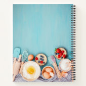 Leere Rezept Kochbuch schreiben Notizblock (Rückseite)