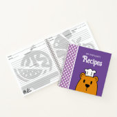 Leere Rezept Kochbuch schreiben Notizblock (Innenseite)