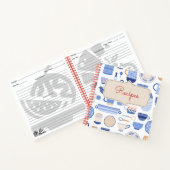 Leere Rezept Kochbuch schreiben Notizblock (Innenseite)