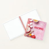 Leere Rezept Kochbuch schreiben Notizblock (Innenseite)