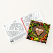 Leere Rezept Kochbuch schreiben Notizblock (Innenseite)