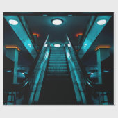 LEERE ROLLtreppe Geschenkpapier (Flach)