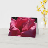 Leere Rosen-Gruß-Karte Karte (Gelbe Blume)