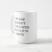 LEERE SCHALE KAFFEETASSE (Vorderseite Links)