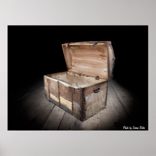 Leere Schatztruhe Poster