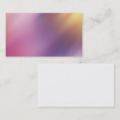 Leere schlichte Geschäfts-Karten Visitenkarte (Vorne/Hinten)