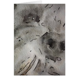 Leere Schnauzer-Karte