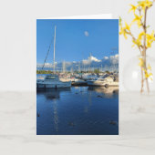 Leere Segelboote auf der Ontario-Karte Karte (Gelbe Blume)