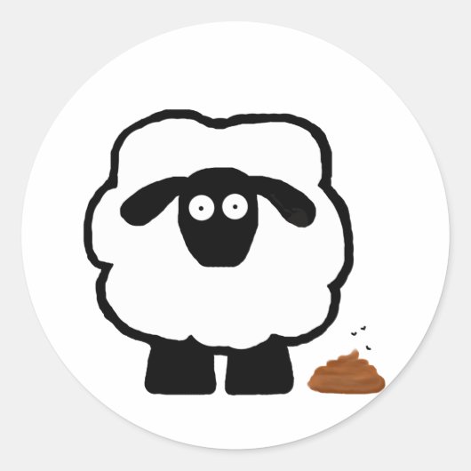 Leere Sheep Stickers (Vorderseite)