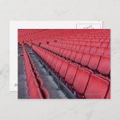 Leere Sitzplätze im Stadion Postkarte (Vorne/Hinten)