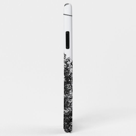 Leere Skilift // Schwarzer und Weißer Winter Case-Mate iPhone Hülle (Hinten/Rechts)