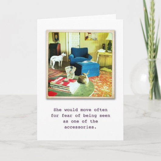 Leere Spaß-Karte Karte (Vorderseite)