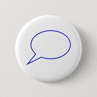 Leere Spracheblase #2 Button