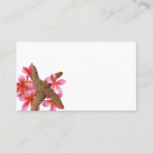 Leere Starfish Plumeria Ocean Escort Platzkarten (Vorderseite)