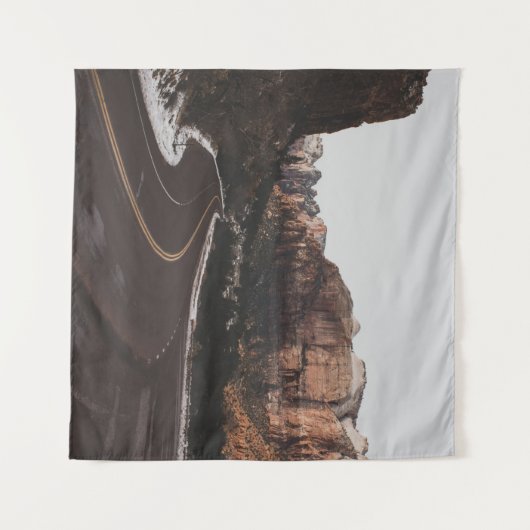 LEERE STRASSE WANDTEPPICH (Vorderseite (Horizontal))