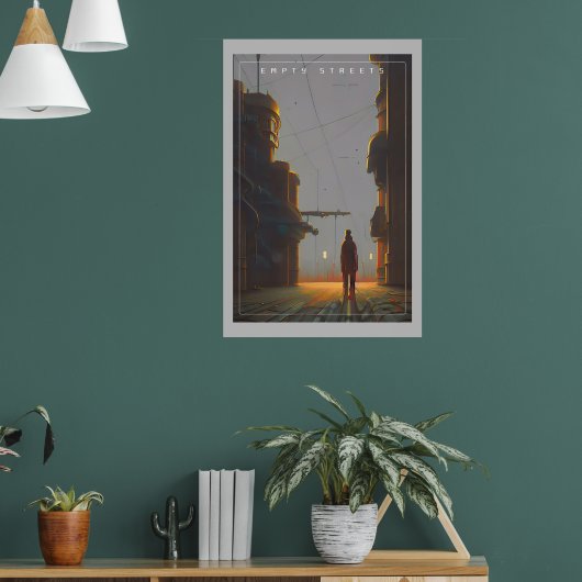 Leere Straßen Poster (Wohnzimmer 1)