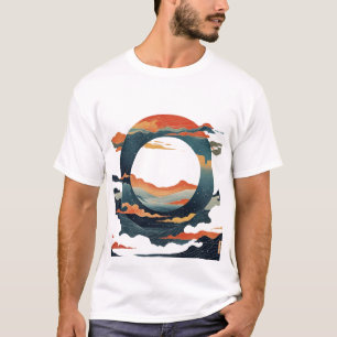 Leere (śūnyatā) Leerer Kreis T-Shirt