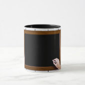Leere Tafel, addieren Ihren Text Tasse (Zentrum)