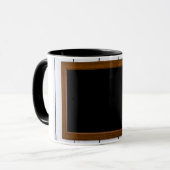 Leere Tafel, addieren Ihren Text Tasse (Vorderseite Links)