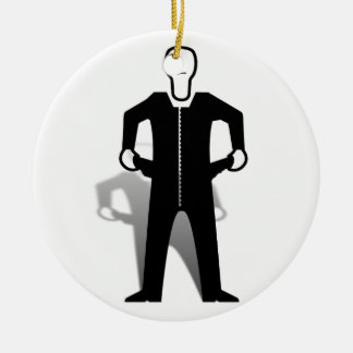 Leere Taschen Keramikornament